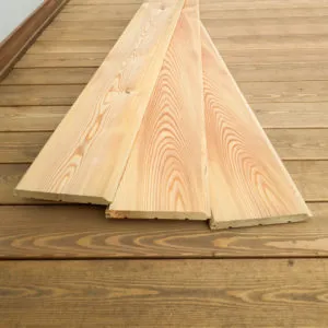 Имитация бруса из лиственницы, сорт «Экстра», м2