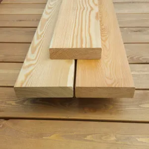 Палубная доска из лиственницы, сорт «Экстра», м2